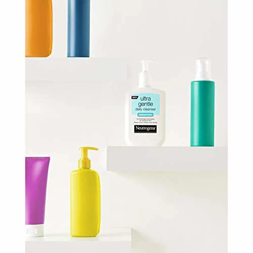 Neutrogena Ultra Gentle Hydrating Daily Facial Cleanser For Sensitive Skin, Acne, Eczema & Rosacea, Oil-Free, Soap-Free, Hypoallergenic & Non-Comedogenic Creamy Face Wash, 12 Fl. Oz 4 Neutrogena Ultra Gentle Hydrating Daily Facial Cleanser For Sensitive Skin, Acne, Eczema & Rosacea, Oil-Free, Soap-Free, Hypoallergenic & Non-Comedogenic Creamy Face Wash, 12 Fl. Oz - Image 2