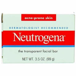 Neutrogena Original Gentle Facial Cleansing Bar With Glycerin, Pure & Transparent Face Wash Bar Soap, Free Of Harsh Detergents, Dyes & Hardeners, 3.5 Oz (Pack Of 3)