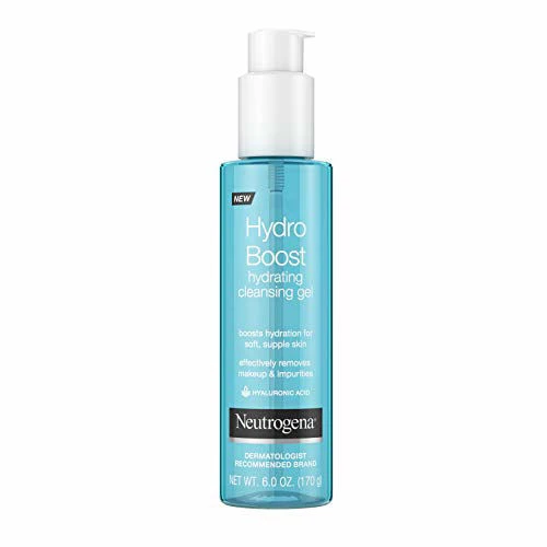 Neutrogena Hydro Boost Lightweight Hydrating Facial Cleansing Gel For Sensitive Skin, Gentle Face Wash & Makeup Remover With Hyaluronic Acid, Hypoallergenic & Non Comedogenic, 6 Oz 3 Neutrogena Hydro Boost Lightweight Hydrating Facial Cleansing Gel For Sensitive Skin, Gentle Face Wash & Makeup Remover With Hyaluronic Acid, Hypoallergenic & Non Comedogenic, 6 Oz