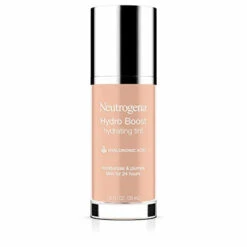 Neutrogena Hydro Boost Hydrating Tint With Hyaluronic Acid, Lightweight Water Gel Formula, Moisturizing, Oil-Free & Non-Comedogenic Liquid Foundation Makeup, 20 Natural Ivory, 1.0 Fl. Oz