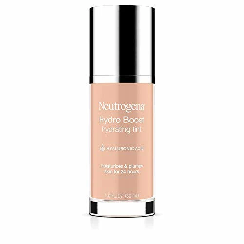 Neutrogena Hydro Boost Hydrating Tint With Hyaluronic Acid, Lightweight Water Gel Formula, Moisturizing, Oil-Free & Non-Comedogenic Liquid Foundation Makeup, 20 Natural Ivory, 1.0 Fl. Oz 3 Neutrogena Hydro Boost Hydrating Tint With Hyaluronic Acid, Lightweight Water Gel Formula, Moisturizing, Oil-Free & Non-Comedogenic Liquid Foundation Makeup, 20 Natural Ivory, 1.0 Fl. Oz