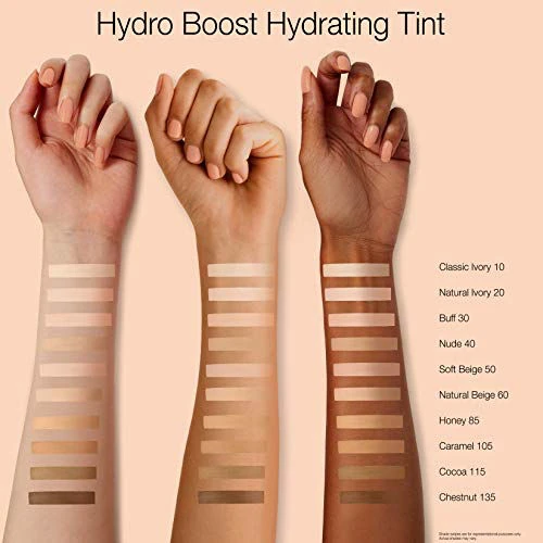 Neutrogena Hydro Boost Hydrating Tint With Hyaluronic Acid, Lightweight Water Gel Formula, Moisturizing, Oil-Free & Non-Comedogenic Liquid Foundation Makeup, 60 Natural Beige 1.0 Fl. Oz 4 Neutrogena Hydro Boost Hydrating Tint With Hyaluronic Acid, Lightweight Water Gel Formula, Moisturizing, Oil-Free & Non-Comedogenic Liquid Foundation Makeup, 60 Natural Beige 1.0 Fl. Oz - Image 2