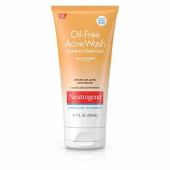Neutrogena Oil-Free Acne Wash Cream Cleanser, 6.7 Fluid Ounce