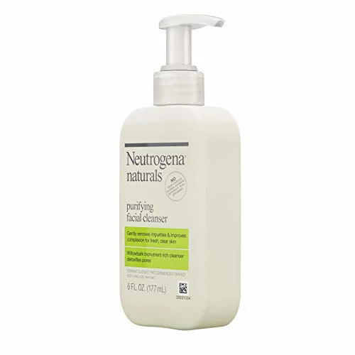 Neutrogena Naturals Purifying Daily Facial Cleanser With Natural Salicylic Acid From Willowbark Bionutrients, Hypoallergenic, Non-Comedogenic & Sulfate-, Paraben- & Phthalate-Free, 6 Fl. Oz 5 Neutrogena Naturals Purifying Daily Facial Cleanser With Natural Salicylic Acid From Willowbark Bionutrients, Hypoallergenic, Non-Comedogenic & Sulfate-, Paraben- & Phthalate-Free, 6 Fl. Oz - Image 3