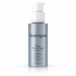Neutrogena Rapid Wrinkle Repair Daily Retinol Anti-Wrinkle Moisturizer, Anti-Wrinkle Face & Neck Retinol Cream With Hyaluronic Acid, Retinol & Glycerin With SPF 30 Sunscreen, 1 Fl. Oz