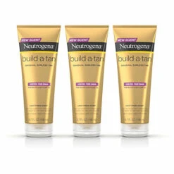 Neutrogena Build-A-Tan Gradual Sunless Tanning Lotion, Lightweight Fast-Drying Indoor Self-Tanning Body Lotion For A Healthy Glow Or Deep Tan, Sheer Natural Color, 6.7 Fl. Oz (Pack Of 3)