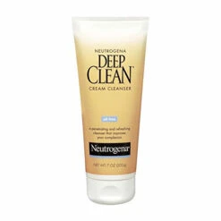 Neutrogena Deep Clean Daily Facial Cream Cleanser With Beta Hydroxy Acid To Remove Dirt, Oil & Makeup, Alcohol-Free, Oil-Free & Non-Comedogenic, 7 Fl. Oz (Pack Of 2)
