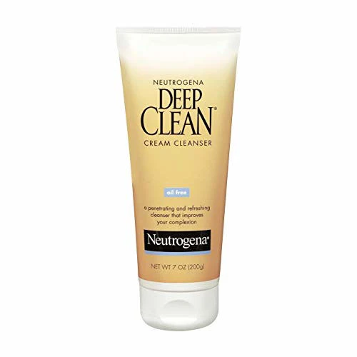 Neutrogena Deep Clean Daily Facial Cream Cleanser With Beta Hydroxy Acid To Remove Dirt, Oil & Makeup, Alcohol-Free, Oil-Free & Non-Comedogenic, 7 Fl. Oz (Pack Of 2) 3 Neutrogena Deep Clean Daily Facial Cream Cleanser With Beta Hydroxy Acid To Remove Dirt, Oil & Makeup, Alcohol-Free, Oil-Free & Non-Comedogenic, 7 Fl. Oz (Pack Of 2)