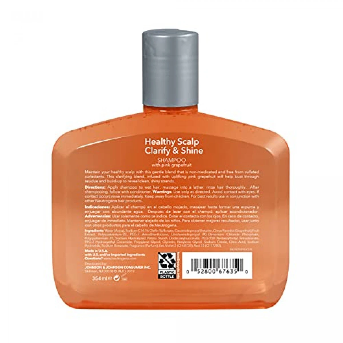 Neutrogena Exfoliating Healthy Scalp Clarify & Shine Shampoo & Conditioner For Oily Hair And Scalp, With Pink Grapefruit, PH-Balanced, Paraben & Phthalate-Free, Color-Safe, 12 Fl Oz 4 Neutrogena Exfoliating Healthy Scalp Clarify & Shine Shampoo & Conditioner For Oily Hair And Scalp, With Pink Grapefruit, PH-Balanced, Paraben & Phthalate-Free, Color-Safe, 12 Fl Oz - Image 2