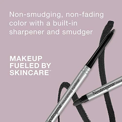 Neutrogena Nourishing Eyeliner Pencil, Built-in Sharpener For Precise Application And Smudger For Soft Smokey Look, Luminous, Nonfading And Nonsmudging Spiced Chocolate 30,.01 Oz 4 Neutrogena Nourishing Eyeliner Pencil, Built-in Sharpener For Precise Application And Smudger For Soft Smokey Look, Luminous, Nonfading And Nonsmudging Spiced Chocolate 30,.01 Oz - Image 2