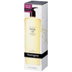 Neutrogena Lightweight Body Oil For Dry Skin, Sheer Moisturizer In Light Sesame Formula, 32 Fl. Oz -Neutrogena Shop 070501018699 2