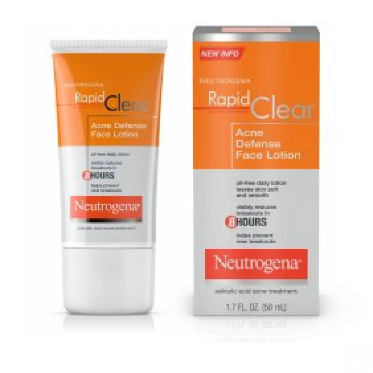 Neutrogena Rapid Clear Acne Defense Face Lotion, 1.7 Fl. Oz 3 Neutrogena Rapid Clear Acne Defense Face Lotion, 1.7 Fl. Oz