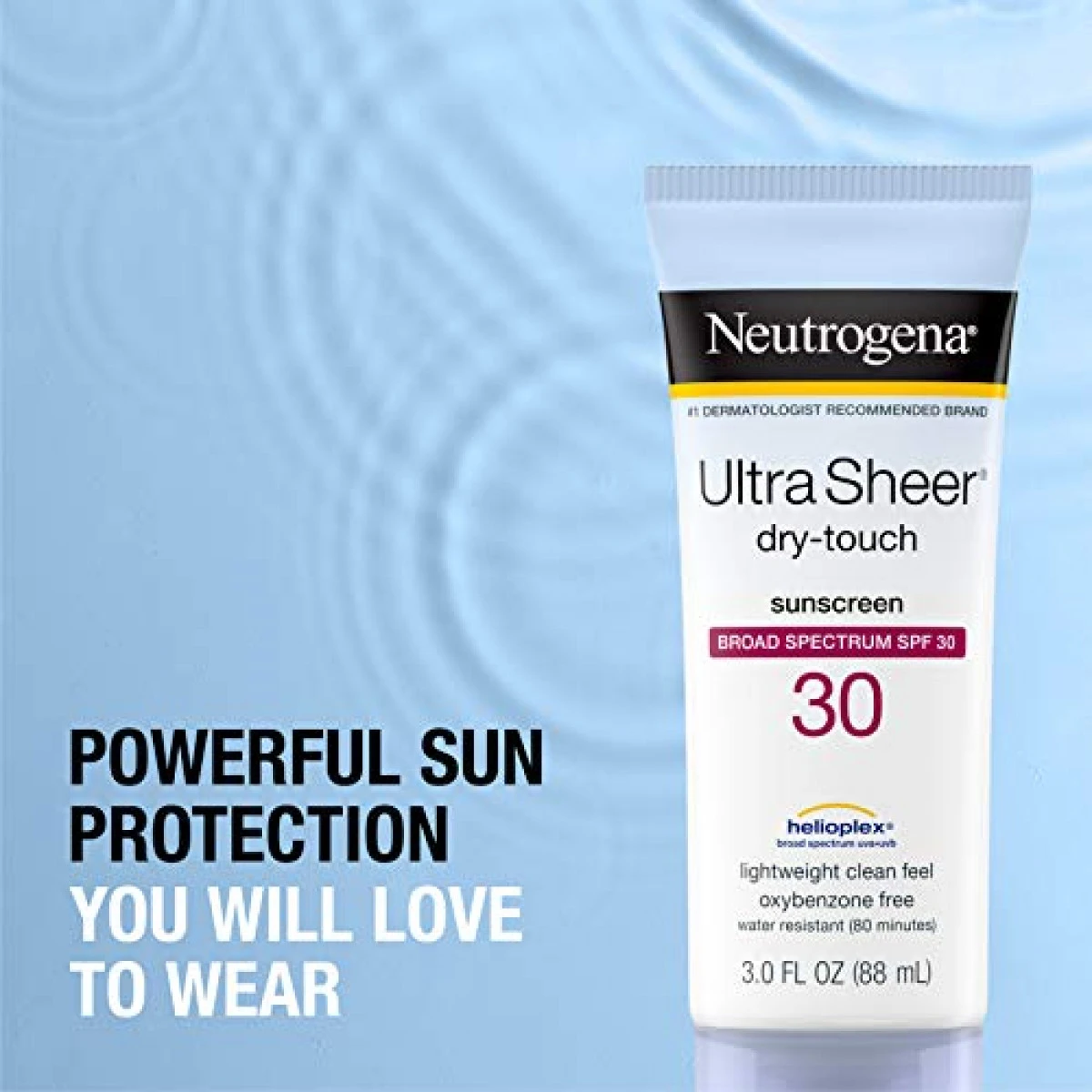 Neutrogena Ultra Sheer Dry-Touch Sunscreen Lotion, Broad Spectrum SPF 30 UVA/UVB Protection, Oxybenzone-Free, Water Resistant, Non-Comedogenic, Non-Greasy, Travel Size, 3 Fl Oz, Pack Of 3 4 Neutrogena Ultra Sheer Dry-Touch Sunscreen Lotion, Broad Spectrum SPF 30 UVA/UVB Protection, Oxybenzone-Free, Water Resistant, Non-Comedogenic, Non-Greasy, Travel Size, 3 Fl Oz, Pack Of 3 - Image 2