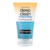 Neutrogena Deep Clean Invigorating Foaming Facial Scrub With Glycerin, Cooling & Exfoliating Gel Face Wash To Remove Dirt, Oil & Makeup, 4.2 Fl. Oz