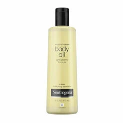 Neutrogena Lightweight Body Oil For Dry Skin, Sheer Body Moisturizer In Light Sesame Formula, 16 Fl. Oz