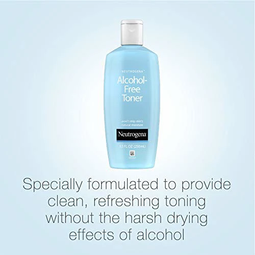 Neutrogena Oil- And Alcohol-Free Facial Toner, Hypoallergenic Skin-Purifying Face Toner To Cleanse, Recondition And Purify Skin, Non-Comedogenic, Quick-Absorbing, 8.5 Fl. Oz 4 Neutrogena Oil- And Alcohol-Free Facial Toner, Hypoallergenic Skin-Purifying Face Toner To Cleanse, Recondition And Purify Skin, Non-Comedogenic, Quick-Absorbing, 8.5 Fl. Oz - Image 2