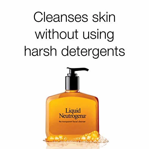 Neutrogena Liquid Fragrance-Free Gentle Facial Cleanser With Glycerin, Hypoallergenic & Oil-Free Mild Face Wash Unscented, 8 Fl Oz 5 Neutrogena Liquid Fragrance-Free Gentle Facial Cleanser With Glycerin, Hypoallergenic & Oil-Free Mild Face Wash Unscented, 8 Fl Oz - Image 3