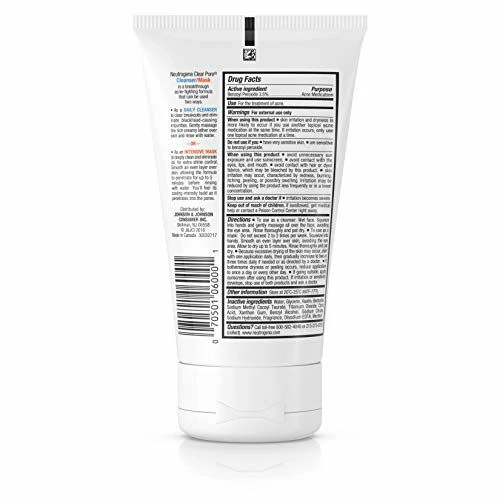 Neutrogena Clear Pore Cleanser/Mask, 4.2 Ounce 4 Neutrogena Clear Pore Cleanser/Mask, 4.2 Ounce - Image 2