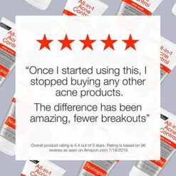 Neutrogena All-In-1 Acne Control Daily Face Scrub To Exfoliate & Treat Acne, With 2% Salicylic Acid Acne Medication, Exfoliating Acne Facial Scrub For Acne Marks & Breakouts, 4.2 Fl. Oz, Pack Of 3 7 Neutrogena All-In-1 Acne Control Daily Face Scrub To Exfoliate & Treat Acne, With 2% Salicylic Acid Acne Medication, Exfoliating Acne Facial Scrub For Acne Marks & Breakouts, 4.2 Fl. Oz, Pack Of 3 -Neutrogena Shop 0949189 neutrogena all in 1 acne control daily face scrub to exfoliate treat acne with 2 salicylic acid acne