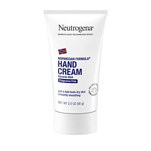 Neutrogena Norwegian Formula Moisturizing Hand Cream Formulated With Glycerin For Dry, Rough Hands, Fragrance-Free Intensive Hand Lotion, 2 Oz (Pack Of 6) 3 Neutrogena Norwegian Formula Moisturizing Hand Cream Formulated With Glycerin For Dry, Rough Hands, Fragrance-Free Intensive Hand Lotion, 2 Oz (Pack Of 6)