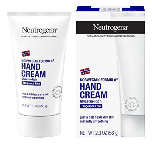 Neutrogena Norwegian Formula Moisturizing Hand Cream Formulated With Glycerin For Dry, Rough Hands, Fragrance-Free Intensive Hand Lotion, 2 Oz (Pack Of 6) 4 Neutrogena Norwegian Formula Moisturizing Hand Cream Formulated With Glycerin For Dry, Rough Hands, Fragrance-Free Intensive Hand Lotion, 2 Oz (Pack Of 6) - Image 2
