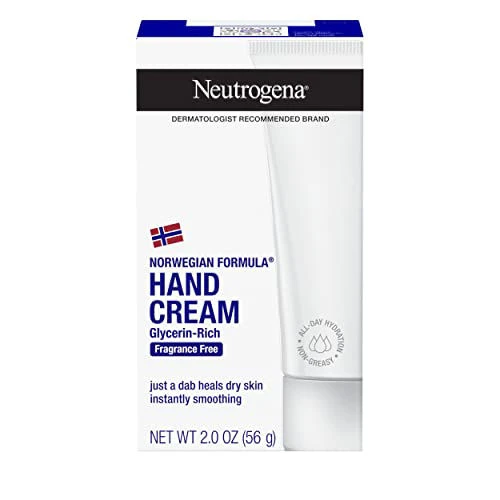 Neutrogena Norwegian Formula Moisturizing Hand Cream Formulated With Glycerin For Dry, Rough Hands, Fragrance-Free Intensive Hand Lotion, 2 Oz (Pack Of 6) 5 Neutrogena Norwegian Formula Moisturizing Hand Cream Formulated With Glycerin For Dry, Rough Hands, Fragrance-Free Intensive Hand Lotion, 2 Oz (Pack Of 6) - Image 3