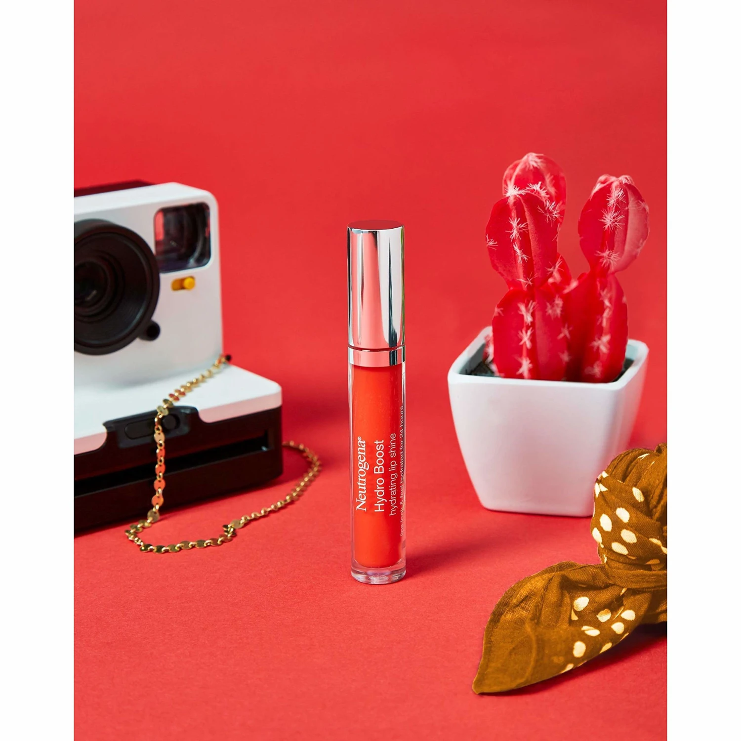 Neutrogena Hydro Boost Moisturizing Lip Gloss, Hydrating Non-Stick And Non-Drying Luminous Tinted Lip Shine With Hyaluronic Acid To Soften And Condition Lips, Bright Poppy Color, 0.10 Oz 4 Neutrogena Hydro Boost Moisturizing Lip Gloss, Hydrating Non-Stick And Non-Drying Luminous Tinted Lip Shine With Hyaluronic Acid To Soften And Condition Lips, Bright Poppy Color, 0.10 Oz - Image 2