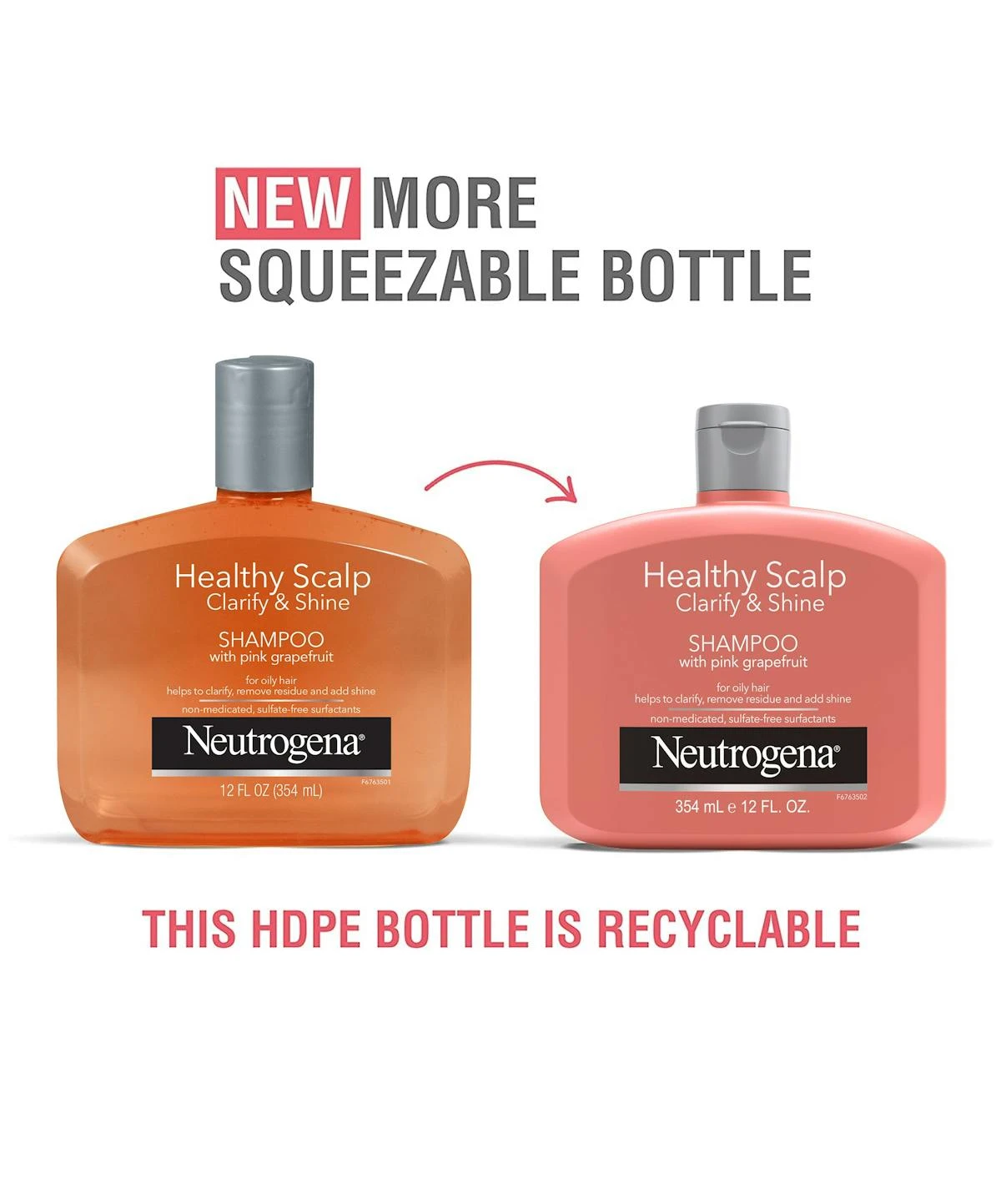 Neutrogena® Healthy Scalp Clarify & Shine Shampoo With Pink Grapefruit 4 Neutrogena® Healthy Scalp Clarify & Shine Shampoo With Pink Grapefruit - Image 2