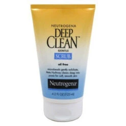 Neutrogena Deep Clean Gentle Daily Facial Scrub, Oil-Free Cleanser, 4.2 Fl. Oz