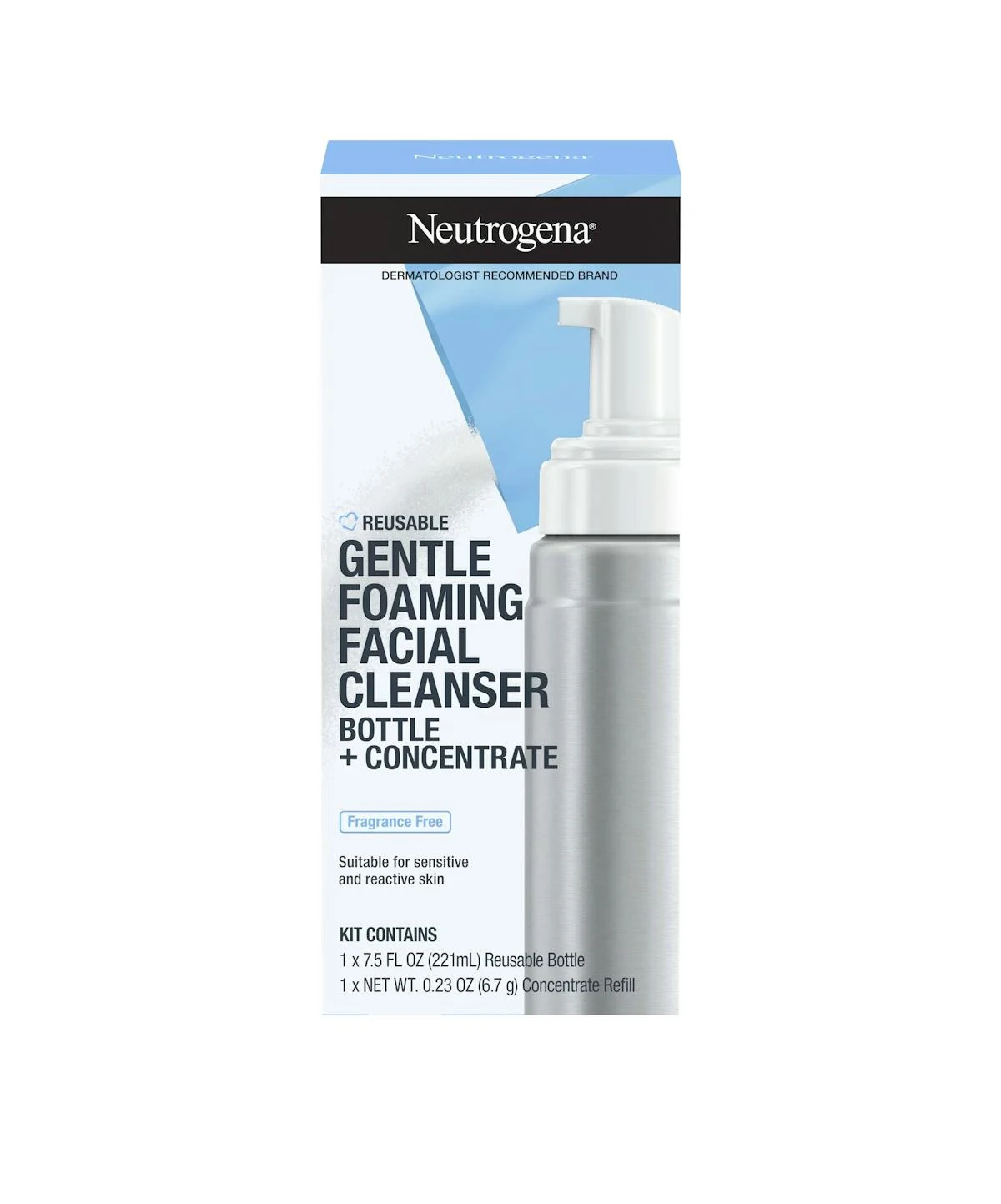 Neutrogena Reusable Foaming Cleanser Starter Kit, Bottle & Refill Pack 4 Neutrogena Reusable Foaming Cleanser Starter Kit, Bottle & Refill Pack - Image 2