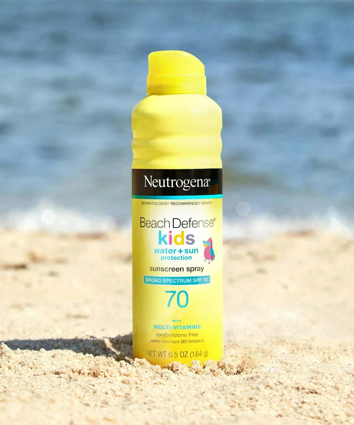 Neutrogena® Beach Defense™ Kids Sunscreen Spray Broad Spectrum SPF 70 With Multi-Vitamins 5 Neutrogena® Beach Defense™ Kids Sunscreen Spray Broad Spectrum SPF 70 With Multi-Vitamins - Image 3