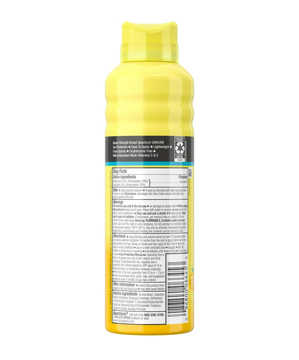 Neutrogena® Beach Defense™ Kids Sunscreen Spray Broad Spectrum SPF 70 With Multi-Vitamins 9 Neutrogena® Beach Defense™ Kids Sunscreen Spray Broad Spectrum SPF 70 With Multi-Vitamins - Image 7