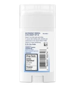 Neutrogena Ultra Sheer® Face & Body Mineral Sunscreen Stick Broad Spectrum SPF 50 -Neutrogena Shop 6810274 SF5 min