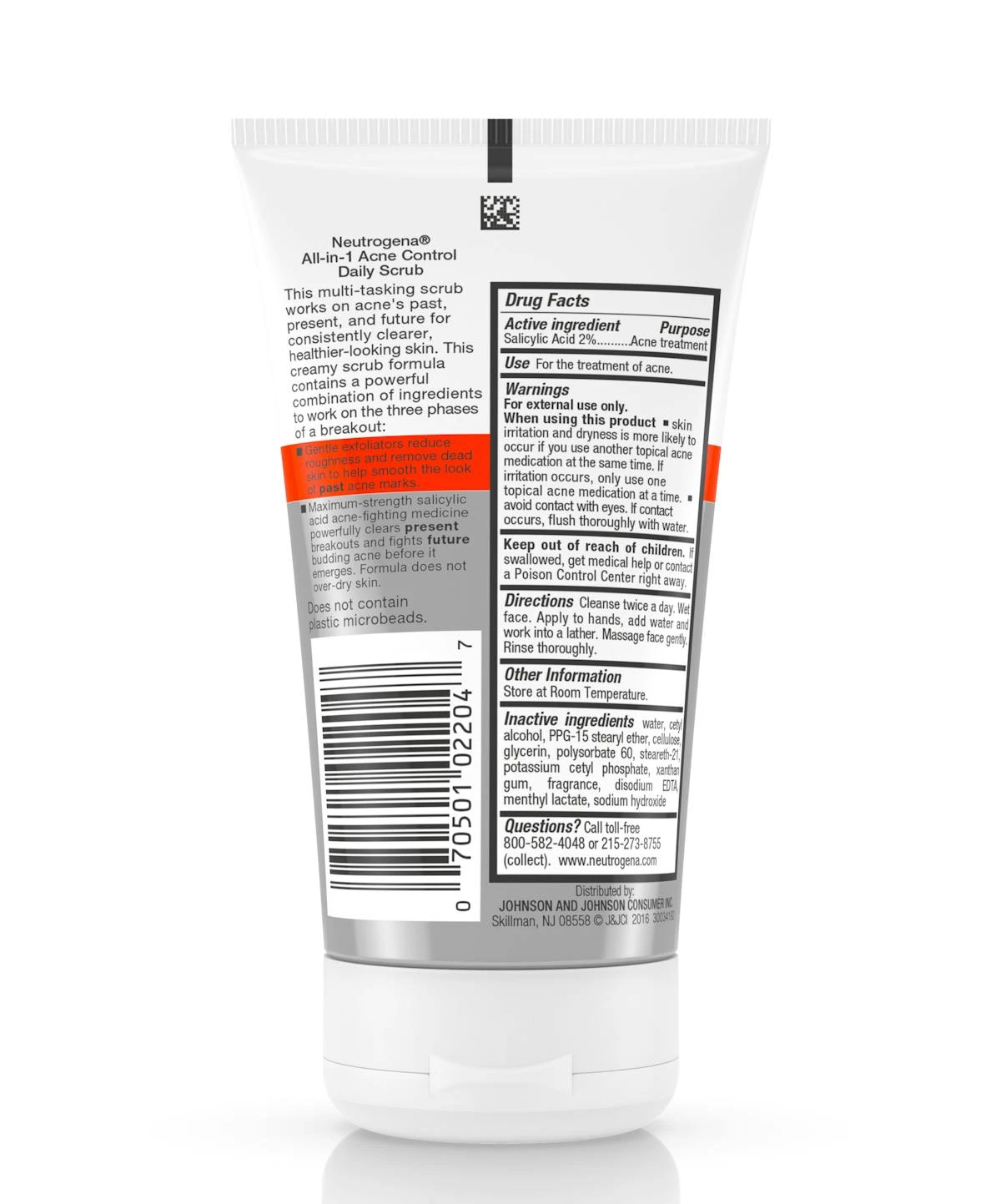 Neutrogena All-in-1 Acne Control Daily Scrub 4 Neutrogena All-in-1 Acne Control Daily Scrub - Image 2