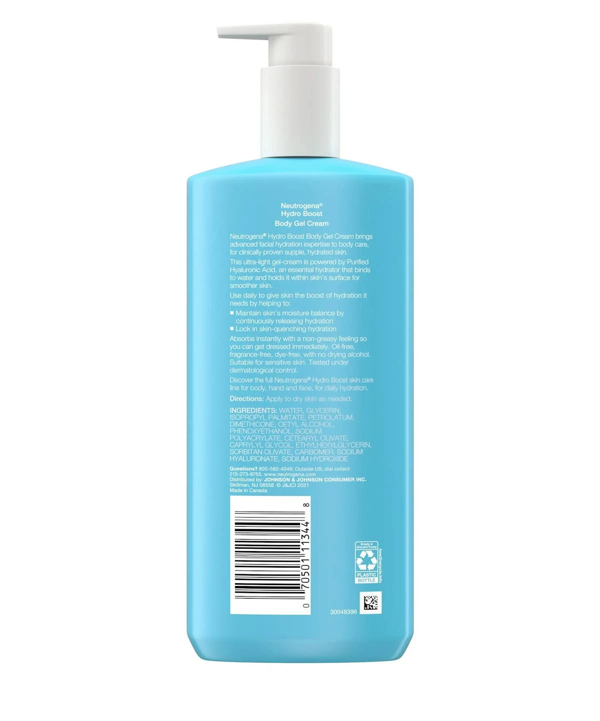 Neutrogena® Hydro Boost Body Gel Cream With Hyaluronic Acid 8 Neutrogena® Hydro Boost Body Gel Cream With Hyaluronic Acid - Image 6