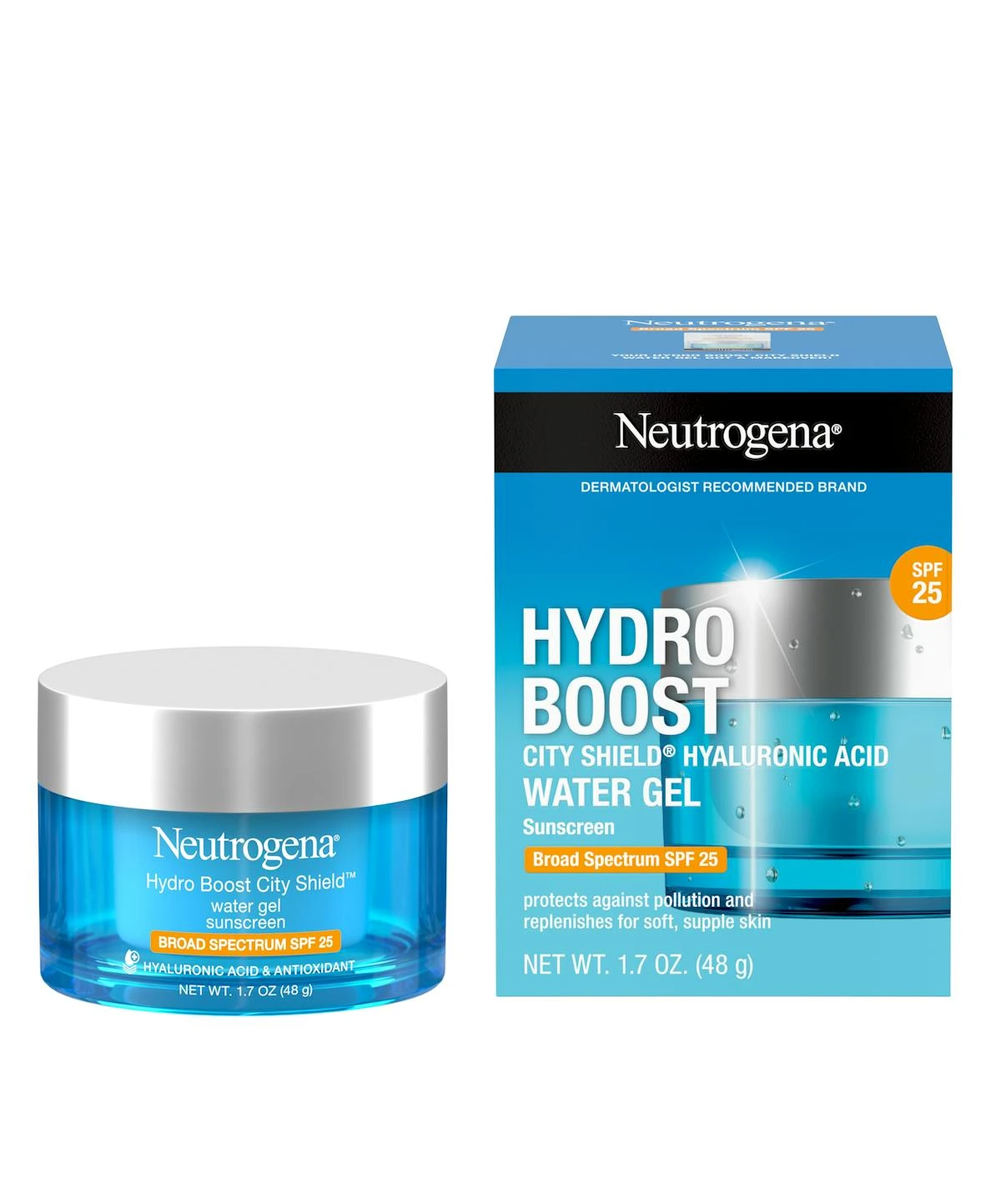 Neutrogena® Hydro Boost City Shield™ Water Gel Sunscreen Broad Spectrum SPF 25 6 Neutrogena® Hydro Boost City Shield™ Water Gel Sunscreen Broad Spectrum SPF 25 - Image 4
