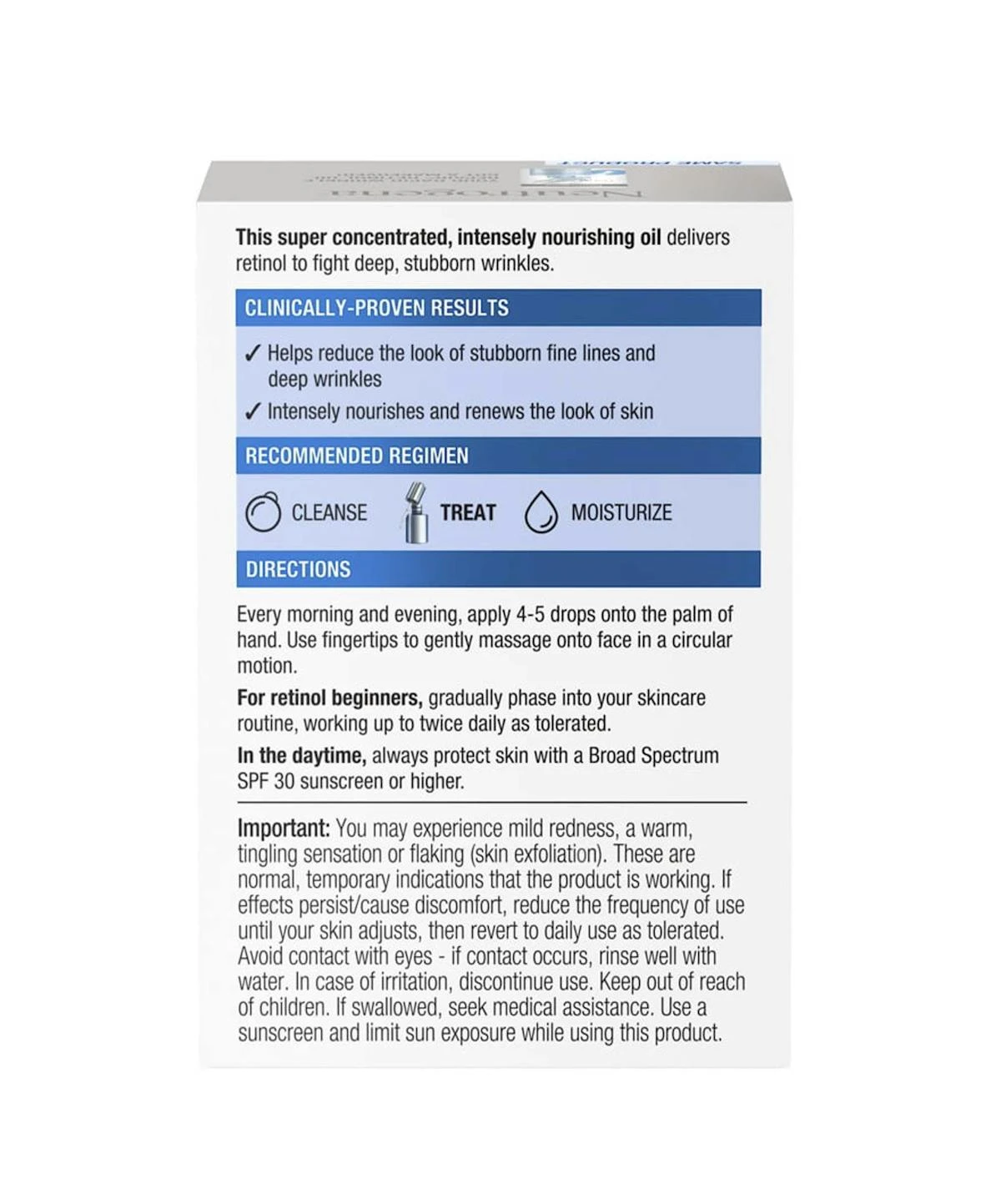 Neutrogena Rapid Wrinkle Repair® Anti-Wrinkle .3% Retinol Lightweight Facial Oil 7 Neutrogena Rapid Wrinkle Repair® Anti-Wrinkle .3% Retinol Lightweight Facial Oil - Image 5