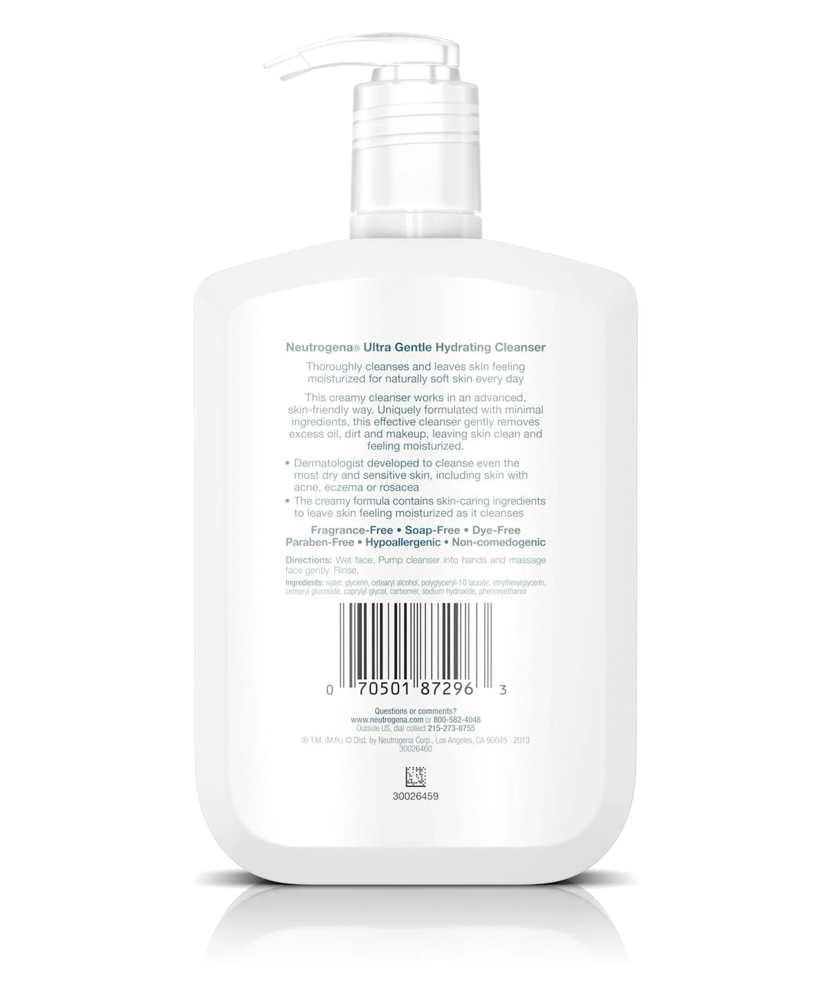 Neutrogena Ultra Gentle Hydrating Cleanser 5 Neutrogena Ultra Gentle Hydrating Cleanser - Image 3