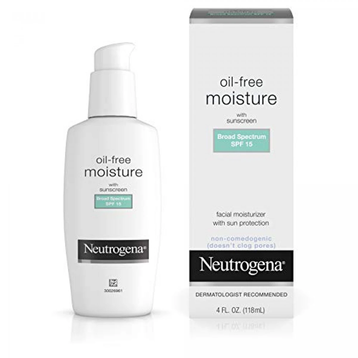Neutrogena Oil-Free Daily Long Lasting Facial Moisturizer & Neck Cream With SPF 15 Sunscreen & Glycerin, Non-Greasy, Oil-Free & Non-Comedogenic Face Moisturizer, 4 Fl. Oz 4 Neutrogena Oil-Free Daily Long Lasting Facial Moisturizer & Neck Cream With SPF 15 Sunscreen & Glycerin, Non-Greasy, Oil-Free & Non-Comedogenic Face Moisturizer, 4 Fl. Oz - Image 2