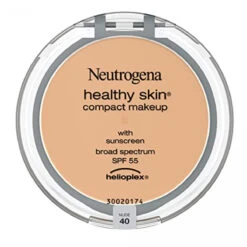 Neutrogena Healthy Skin Compact Lightweight Cream Foundation Makeup With Vitamin E Antioxidants, Non-Greasy Foundation With Broad Spectrum SPF 55, Nude 40.35 Oz