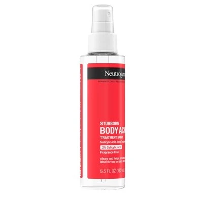 Neutrogena Stubborn Body Acne Treatment Spray With Salicylic Acid - 5.5 Oz 4 Neutrogena Stubborn Body Acne Treatment Spray With Salicylic Acid - 5.5 Oz - Image 2