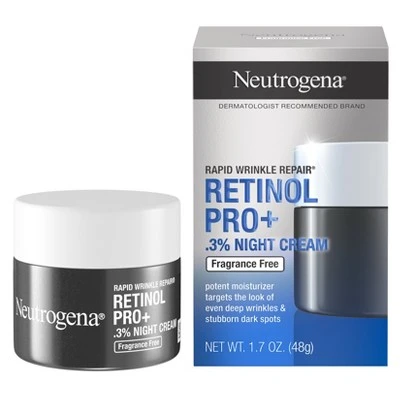 Neutrogena Rapid Wrinkle Repair Pro + 0.3% Night Cream - 1.7 Fl Oz 3 Neutrogena Rapid Wrinkle Repair Pro + 0.3% Night Cream - 1.7 Fl Oz