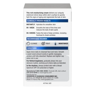 Neutrogena Rapid Wrinkle Repair Retinol Face Moisturizer With Hyaluronic Acid - 1.7 Oz 6 Neutrogena Rapid Wrinkle Repair Retinol Face Moisturizer With Hyaluronic Acid - 1.7 Oz - Image 4