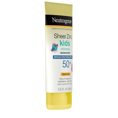 Neutrogena Sheer Zinc Kids Sunscreen Lotion - SPF 50 - 3 Fl Oz 6 Neutrogena Sheer Zinc Kids Sunscreen Lotion - SPF 50 - 3 Fl Oz - Image 4