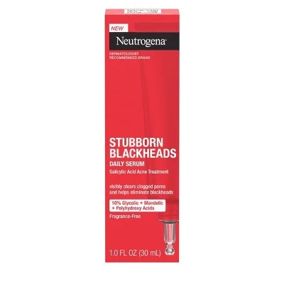 Neutrogena Stubborn Blackheads Daily Acne Facial Serum For Clogged Pores - 1 Fl Oz 3 Neutrogena Stubborn Blackheads Daily Acne Facial Serum For Clogged Pores - 1 Fl Oz