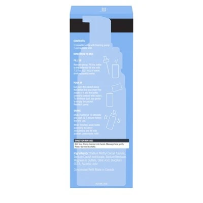Neutrogena Gentle Foaming Facial Cleanser Starter Kit, 1 Reusable Pump Bottle + 1 Refill Pack - Fragrance Free - 8 Fl Oz 7 Neutrogena Gentle Foaming Facial Cleanser Starter Kit, 1 Reusable Pump Bottle + 1 Refill Pack - Fragrance Free - 8 Fl Oz - Image 5