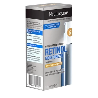 Neutrogena Rapid Wrinkle Repair Retinol Face & Neck With Hyaluronic Acid - SPF 30 - 1 Fl Oz 8 Neutrogena Rapid Wrinkle Repair Retinol Face & Neck With Hyaluronic Acid - SPF 30 - 1 Fl Oz - Image 6