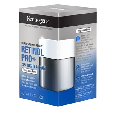 Neutrogena Rapid Wrinkle Repair Pro + 0.3% Night Cream - 1.7 Fl Oz 7 Neutrogena Rapid Wrinkle Repair Pro + 0.3% Night Cream - 1.7 Fl Oz - Image 5