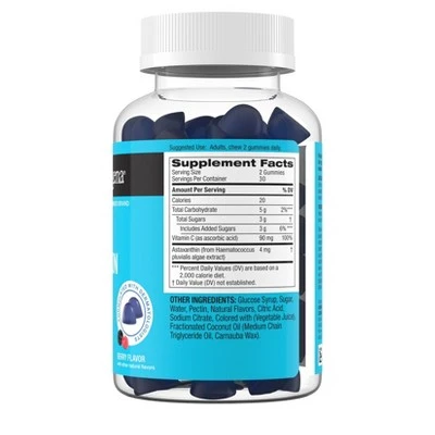 Neutrogena Skin Hydration Astaxanthin Gummies With Vitamin C - Berry Flavor - 60 Ct 6 Neutrogena Skin Hydration Astaxanthin Gummies With Vitamin C - Berry Flavor - 60 Ct - Image 4