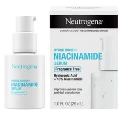 Neutrogena Hydro Boost+ Niacinamide Hydrating Face Serum With Vitamin B3 & Hyaluronic Acid - Fragrance Free - 1 Fl Oz